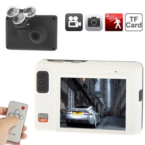 5.0 Mega Pixels Full HD 1080P Multifunction Car Black Box / Video Recorder with Remote Control, 2.7 inch LCD Screen, 120 Degree